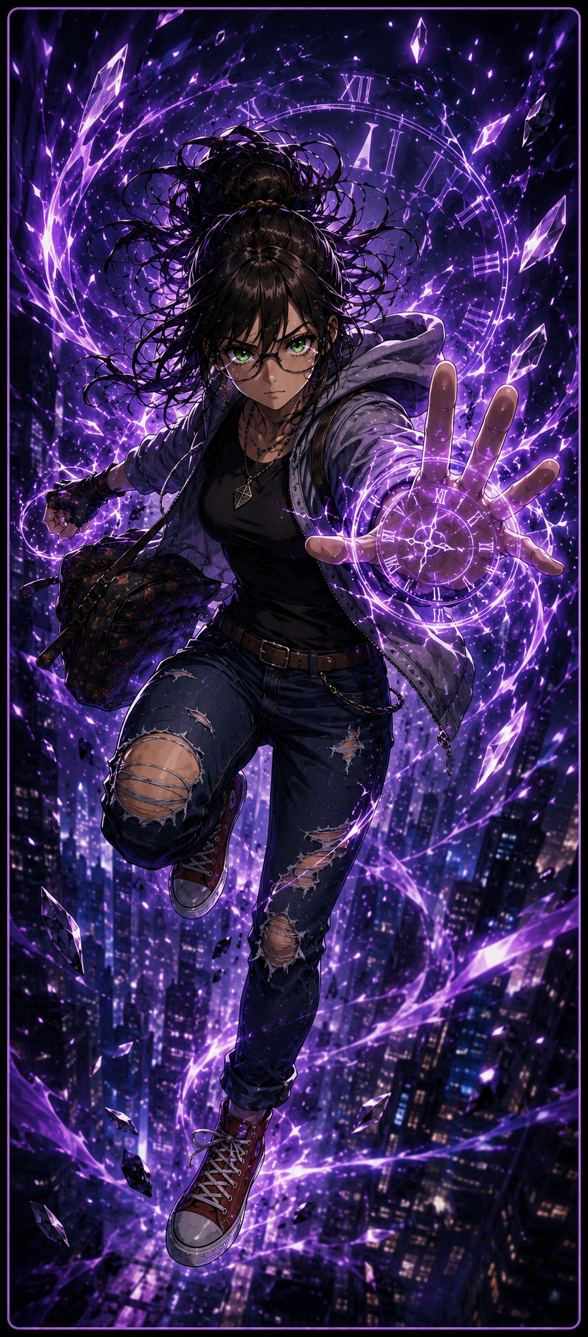 Comic character sequence artwork